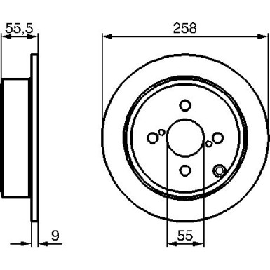 BOSCH | Bremsscheibe | 0 986 479 086