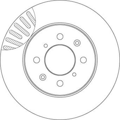 TRW | Bremsscheibe | DF4825