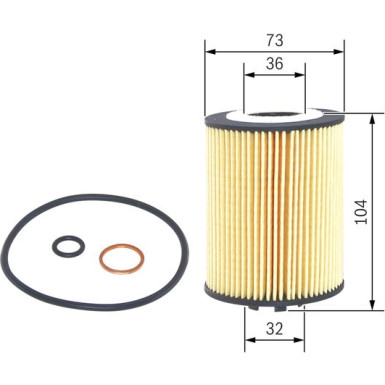 BOSCH F 026 407 010 Ölfilter