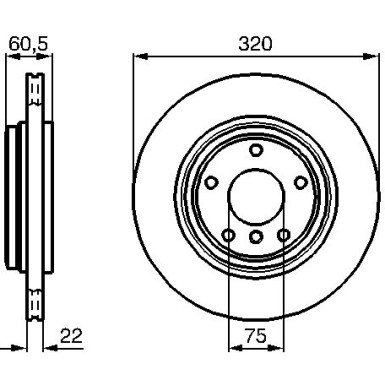 BOSCH | Bremsscheibe | 0 986 478 975