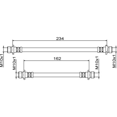 Metzger | Bremsschlauch | 4111861