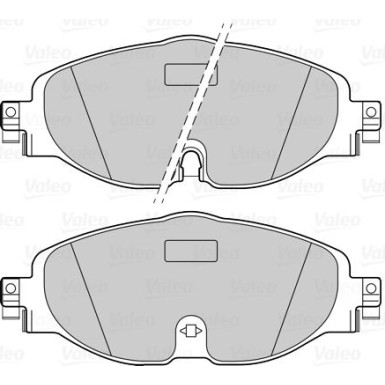 Valeo | Bremsbelagsatz, Scheibenbremse | 302271