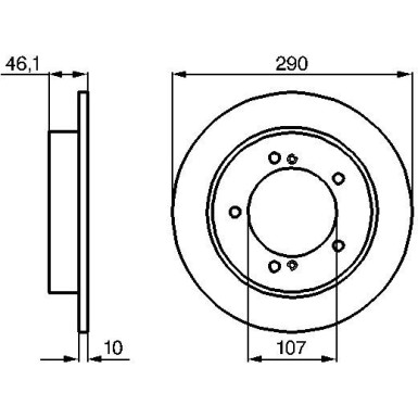 BOSCH | Bremsscheibe | 0 986 478 539