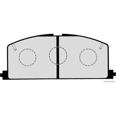 Herth+Buss Jakoparts | Bremsbelagsatz, Scheibenbremse | J3602035