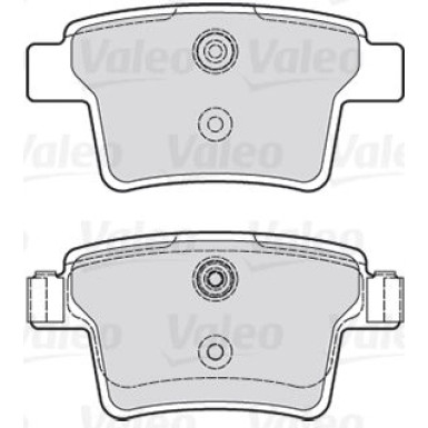 Valeo | Bremsbelagsatz, Scheibenbremse | 301740