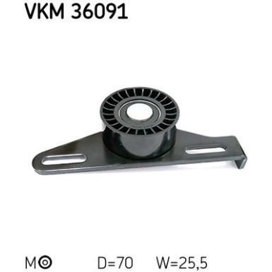 SKF | Spannrolle, Keilrippenriemen | VKM 36091