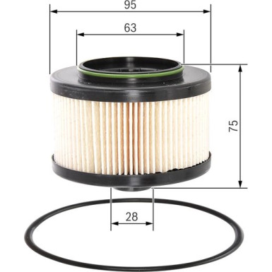 BOSCH | Kraftstofffilter | F 026 402 083