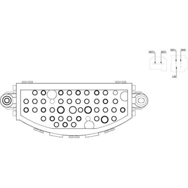 Mahle | Regler, Innenraumgebläse | ABR 22 000S