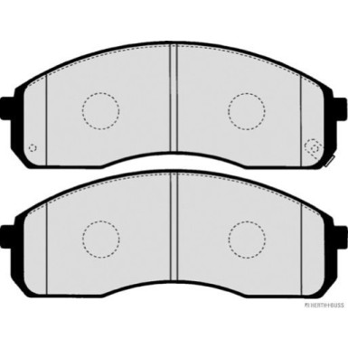 Herth+Buss Jakoparts | Bremsbelagsatz, Scheibenbremse | J3600321