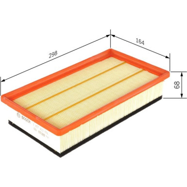 BOSCH 1 457 433 086 Luftfilter