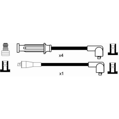 NGK | Zündleitungssatz | 8268