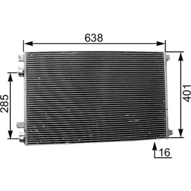 Mahle | Kondensator, Klimaanlage | AC 360 001S