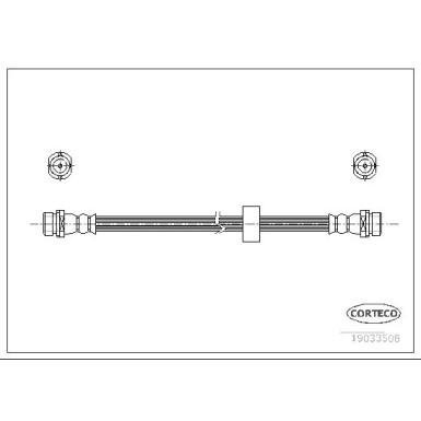 Corteco | Bremsschlauch | 19033508