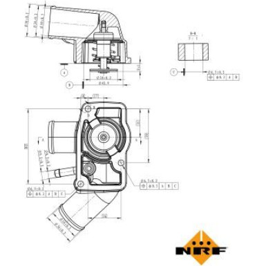 NRF | Thermostat, Kühlmittel | 725010