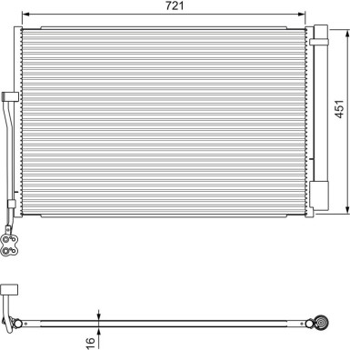 Valeo | Kondensator, Klimaanlage | 814379 Valeo | Kondensator, Klimaanlage | 814379