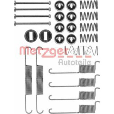 Metzger | Zubehörsatz, Bremsbacken | 105-0715