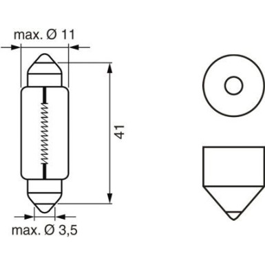 BOSCH | Glühlampe | 1 987 301 014