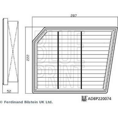 Blue Print | Luftfilter | ADBP220074