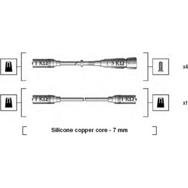 Magneti Marelli | Zündleitungssatz | 941175140755