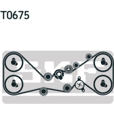 SKF | Zahnriemensatz | VKMA 98114