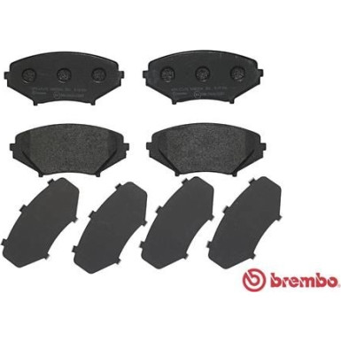 Brembo | Bremsbelagsatz, Scheibenbremse | P 49 034