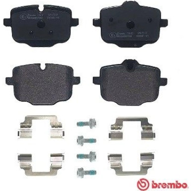 Brembo | Bremsbelagsatz, Scheibenbremse | P 06 101