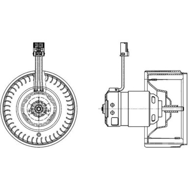 Mahle | Innenraumgebläse | AB 71 000P