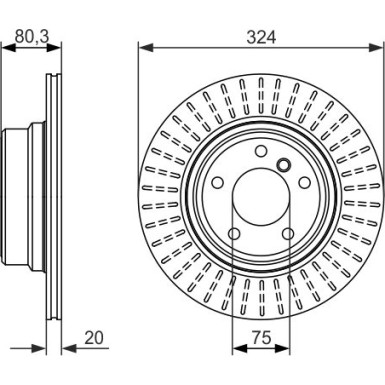 BOSCH | Bremsscheibe | 0 986 479 350