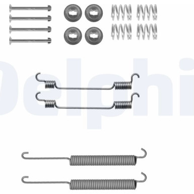 Delphi | Zubehörsatz, Bremsbacken | LY1302