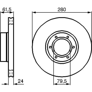 BOSCH | Bremsscheibe | 0 986 478 745