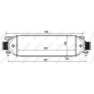 NRF | Ladeluftkühler | 30752