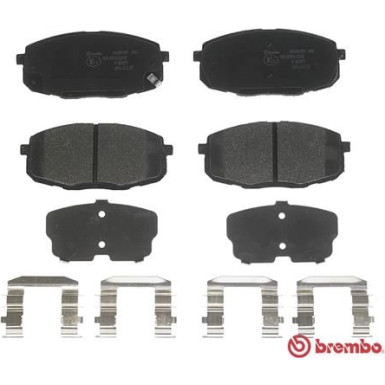 Brembo | Bremsbelagsatz, Scheibenbremse | P 30 077