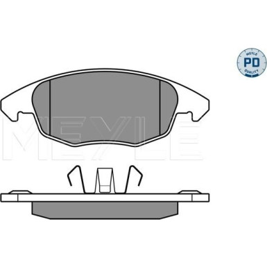 Meyle | Bremsbelagsatz, Scheibenbremse | 025 245 3818/PD
