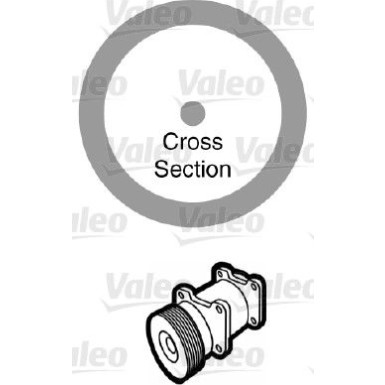 Valeo | Dichtung, Kühlmittelrohrleitung | 509173