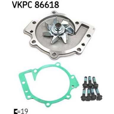 SKF | Wasserpumpe | VKPC 86618