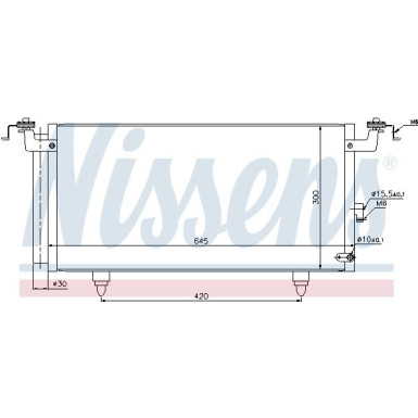 Nissens | Kondensator, Klimaanlage | 940399