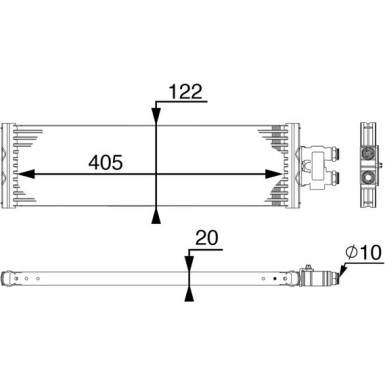 Mahle | Ölkühler, Automatikgetriebe | CLC 64 000P