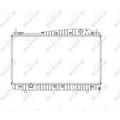 NRF | Kühler, Motorkühlung | 53481