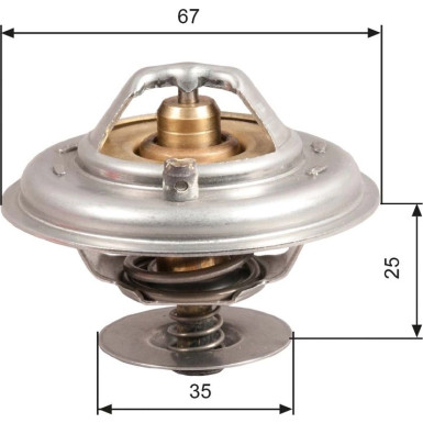 Gates | Thermostat, Kühlmittel | TH14380G1