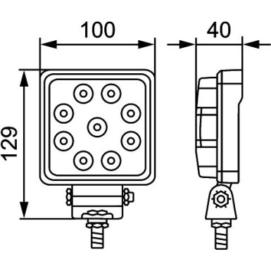 Hella | Arbeitsscheinwerfer | 1GA 357 103-012