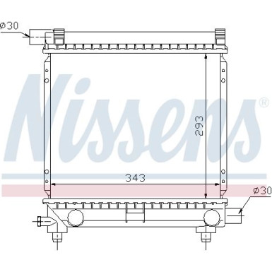 Nissens | Kühler, Motorkühlung | 62551