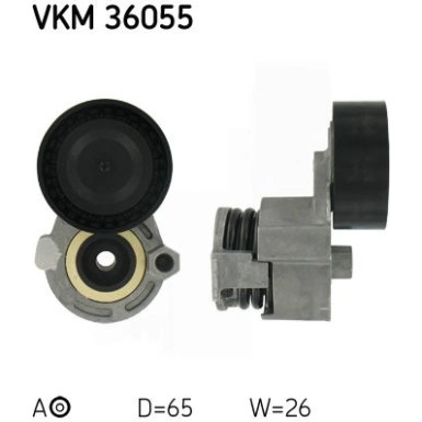 SKF | Spannrolle, Keilrippenriemen | VKM 36055