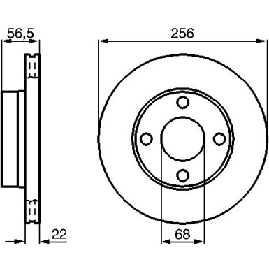 BOSCH | Bremsscheibe | 0 986 478 550