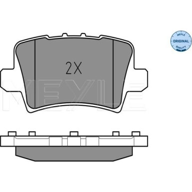 Meyle | Bremsbelagsatz, Scheibenbremse | 025 240 8615/W