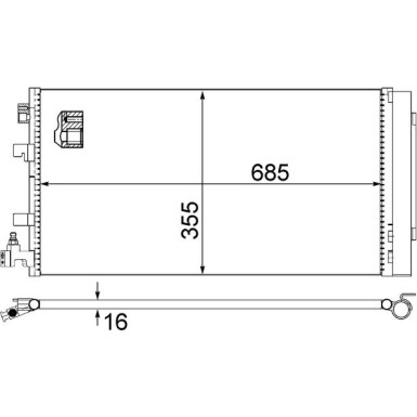 Mahle | Kondensator, Klimaanlage | AC 630 000S