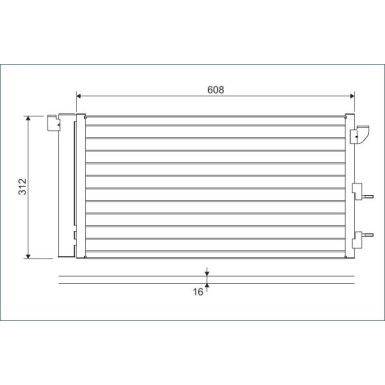 Valeo | Kondensator, Klimaanlage | 818005