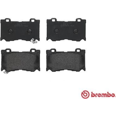 Brembo | Bremsbelagsatz, Scheibenbremse | P 56 089