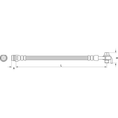 Metzger | Bremsschlauch | 4110799