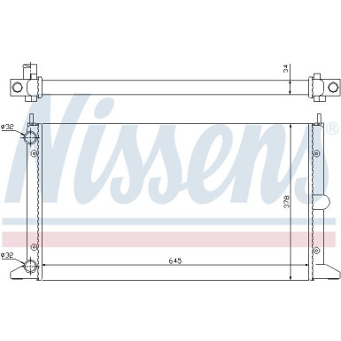 Nissens | Kühler, Motorkühlung | 63993