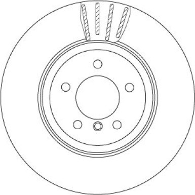 TRW | Bremsscheibe | DF6625S